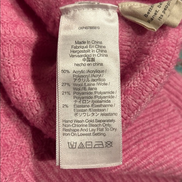 Madewell Ribbed Crewneck Sweater pink - Picture 4 of 4